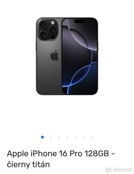 iPhone 16 Pro (128GB) - nerozbalený s pripoistenim - 3