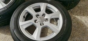 Predám alu. disky Audi 5x112 R16 + Letné pneu 225/55 R16 - 3