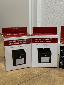 Solar LED PIR Sensor Wall Svetlá - 3