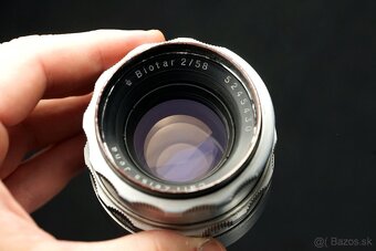 Carl Zeiss Biotar 58mm f2 M42 + filtr - 3