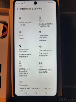 Nový telefón Umidigi A13 PRO MAX 5G 12GB/256GB Dual SIM - 3