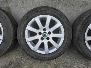 Letne kolesa VW Polo,skoda fabia 5x100 r14 165/70 r14 - 3