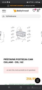 Postieľka a kolíska značka CAM - 3