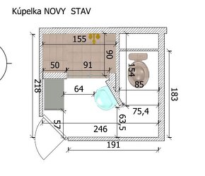 PROJEKT  a  ROZPOčET pre UPSvaR - bezbariérová kupelňa - 3