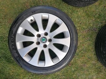 Venus 5x112 R17 Škoda Superb 2 orig.  Alu disky - 3