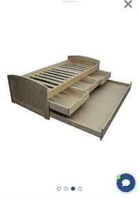 Drevená posteľ - dvojlôžko - 3