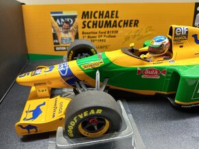 F1 BENETTON FORD B193B 1.PODIUM GERMANY 93 SCHUMACHER 1:18 - 3