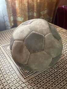 futbalová kožená lopta rok 1972 potreba výmena duše - 3