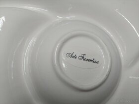 Veľká misa na pochutiny s porcelánu - 3