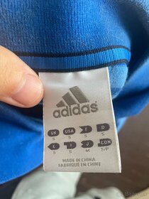 Polo tričko Adidas modré pruhované - 3