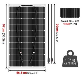 Nové ohýbateľný Fotovoltaika , Solarny Panel - 3