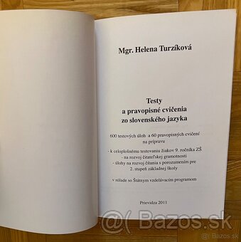 Testy a pravopisné cvičenia zo slovenského jazyka - 3