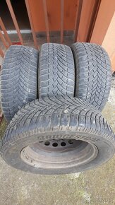 Plechove disky 5x112 R16 pneu 215/60 R16 - 3