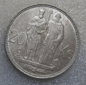 Mince 20 Koruna 1941 CaM UNC stav - Slovenský štát 1939-1945 - 3