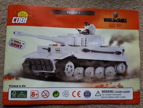 Stavebnica COBI II WW, model tanku Tiger I - 3