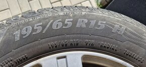 Sada kolies 5x108 195/65 R15 letné - 3