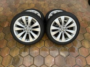 VW disky r17 5x112 + zimné pneu - 3