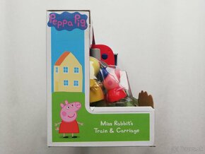 Prasiatko Peppa Pig Vlak Vlacik Suprava Lokomotiva 2 figurky - 3