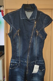 Dámsky riflový overal denim blue S/M nový - 3