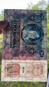 Bankovky 50 Kronen 1914 bez pretlače UNC 2x čísla po sebe - 3