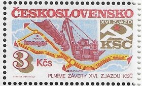 153937309.Predám známky Československa - Plynovod 1984 - 3