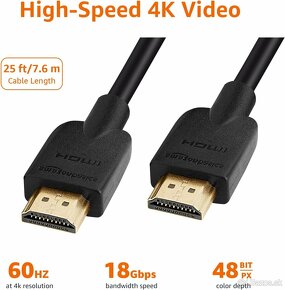 HDMI kábel - 7,6 metra 4k 60Hz 2160p  - Nový - 3