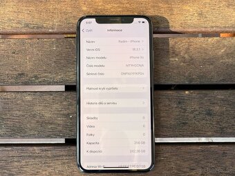 iPhone Xs 256 GB NOVÁ BATERIE 100% - 3