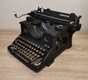 Vzácna militária písací stroj OLIVETTI M40 KRIEGSMASCHINE - 3