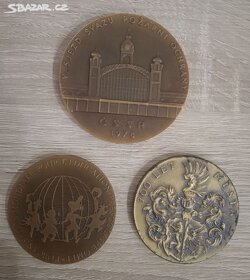 Československé medaile - Praha, Mělník, ŽĎAS atd - 3