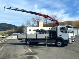 MB Atego 1527/ 2015/ Valník/ Hydraulická ruka HMF1120 K5 +DO - 3