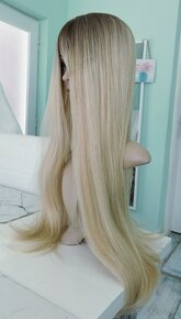 Rovná blond parochňa - 3