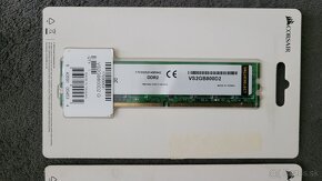 Predám 2 operačné pamäte RAM CORSAIR  2 GB , DDR2, 800 MHz - 3