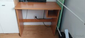 Drevený písací stôl - 3