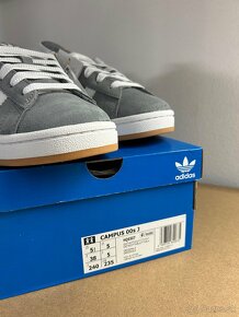 Adidas Campus Grey Gum gs - 3