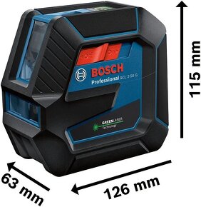 BOSCH PROFESSIONAL - Krížový laserový zameriavač + statív - 3