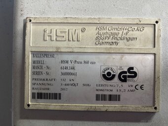 HSM V-PRESS 860 eco - 3