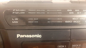 Panasonic RX-FT530 (dvojdeck jazvec FM-LW-MW Aux) - 3