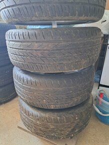 Predám letnú sadu alu disky Ford 5x115 R17, 205/50 - 3