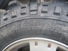 Mitsubishi Pajero alu disky + pneu off road 235/70 R16 - 3