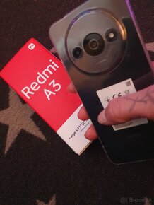 Xiaomi redmi A3 6.7palcou cierny cisto novy - 3