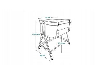 Cestovná postielka Lionelo Luna - 3
