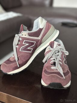 New Balance 574  bordove vel 37 - 3