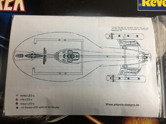 Plastikové modely vesmírnych lodí Star Trek - 3