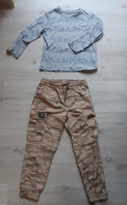 oblečenie 116 (trička, tielka, teplak suprava, nohavice, mik - 3