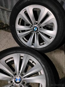 4ks alu disky orig. BMW 5x120 R18 pneu 245/50 R18 5mm - 3