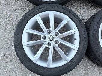 5x112 R17 original Skoda Octavia 3 TERON letné pneu 6.5mm - 3