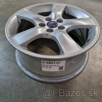 Hliníkové SUBARU disky 5x100 R16 ET55 - 3