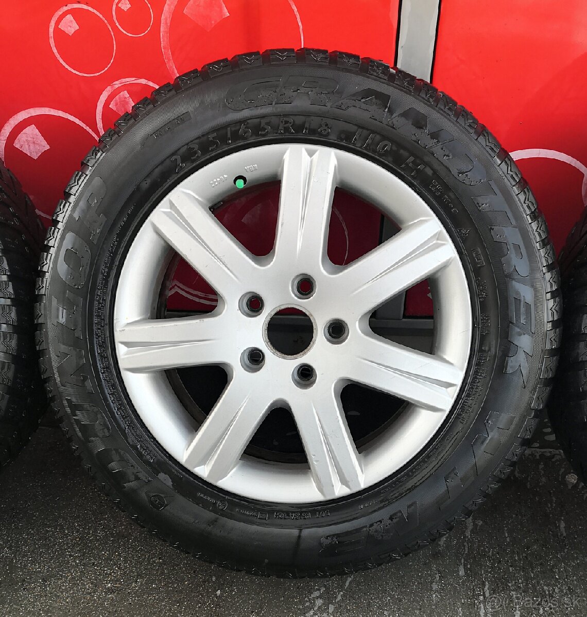 Alu Kola 18 5x130 BBS Q7 Touareg Porsche 235/65R18