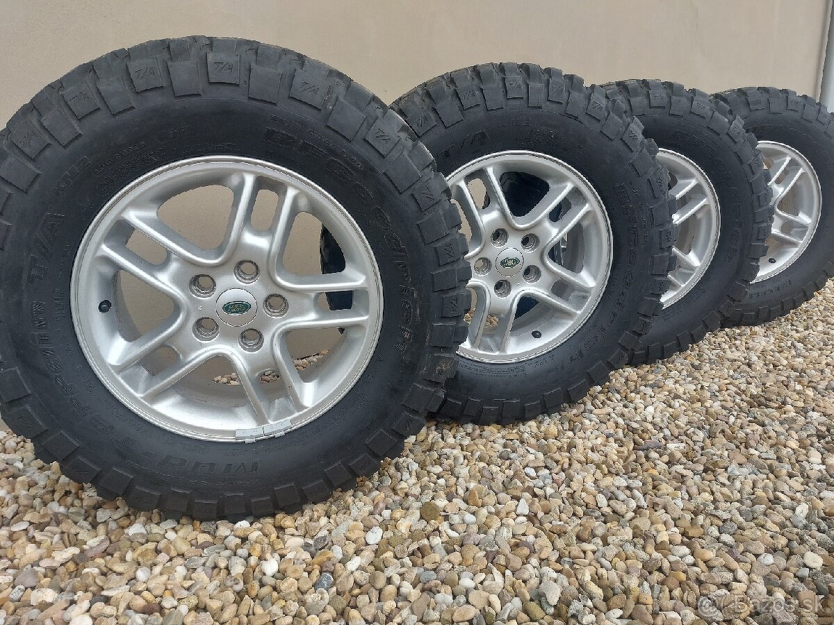 Kolesá Land Rover 7Jx17+ 265/70R17 T/A