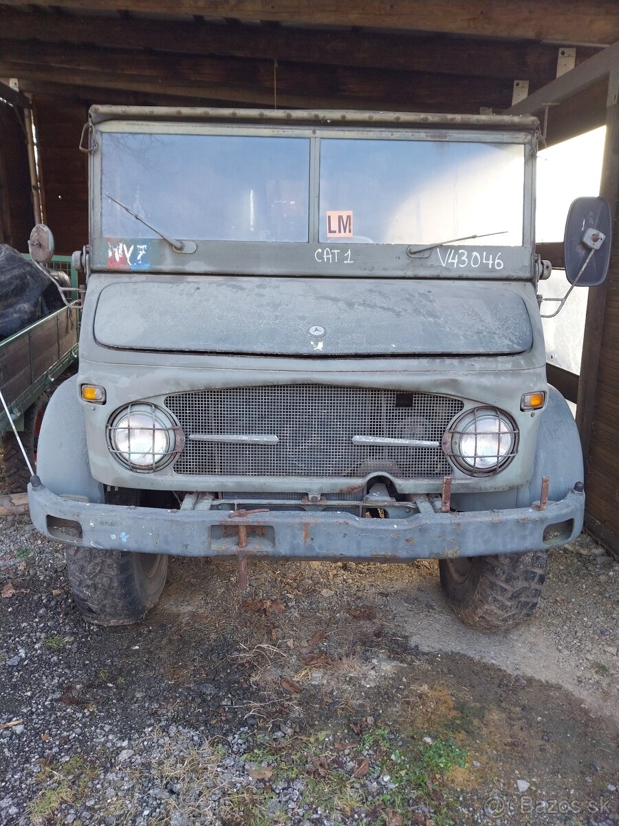 Predám mercedes Unimog 404 Cabrio- vojenský special